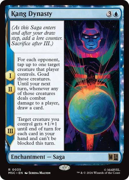 Kang Dynasty (Surge Foil) - Commander: Marvel Super Heroes Magic: The Gathering trading card