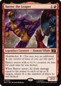 Batroc the Leaper - Commander: Marvel Super Heroes (MSC) #49 - Rare Magic: The Gathering Trading Card