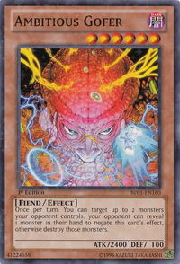 Ambitious Gofer (Starfoil) - Battle Pack: Epic Dawn (BP01) #BP01-EN160 - Rare YuGiOh Trading Card
