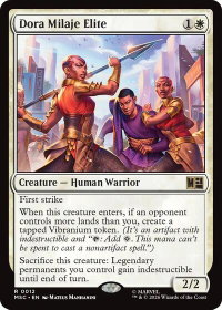 Dora Milaje Elite - Commander: Marvel Super Heroes (MSC) #12 - Rare Magic: The Gathering Trading Card