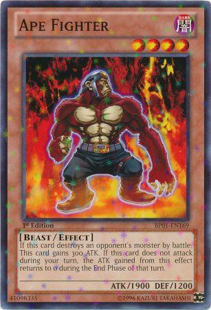 Ape Fighter (Starfoil) trading card from Battle Pack: Epic Dawn Ape Fighter (Starfoil) - Battle Pack: Epic Dawn YuGiOh trading card