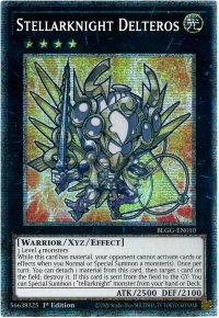 Stellarknight Delteros (Starlight Rare) - Battles of Legend: Glorious Gallery (BLGG) #BLGG-EN010 - Starlight Rare YuGiOh Trading Card