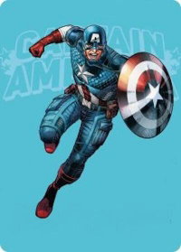 Captain America, Super-Soldier Art Card - Art Series: Marvel Super Heroes (AAMSH) #21 - Special Magic: The Gathering Trading Card