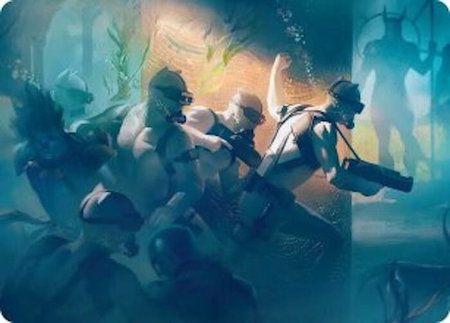 Martial Coup Art Card - Art Series: Marvel Super Heroes Magic: The Gathering trading card