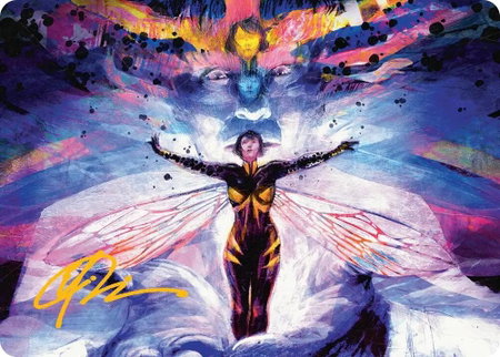 Pym Particles Art Card (Gold-Stamped Signature) - Art Series: Marvel Super Heroes Magic: The Gathering trading card