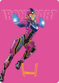 Ironheart, Clever Champion Art Card (Gold-Stamped Signature) - Art Series: Marvel Super Heroes (AAMSH) #23 - Special Magic: The Gathering Trading Card