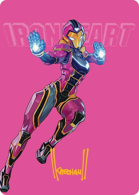 Ironheart, Clever Champion Art Card (Gold-Stamped Signature) - Art Series: Marvel Super Heroes Magic: The Gathering trading card