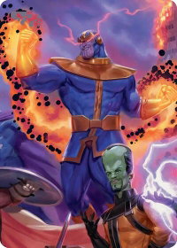 Thanos, Death's Consort Art Card - Art Series: Marvel Super Heroes (AAMSH) #8 - Special Magic: The Gathering Trading Card