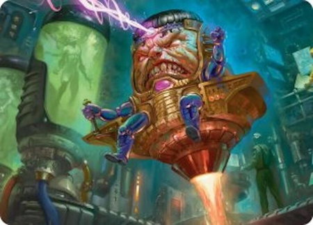 M.O.D.O.K. Art Card - Art Series: Marvel Super Heroes Magic: The Gathering trading card