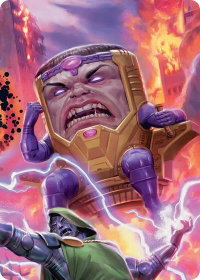 M.O.D.O.K., Evil Intellect Art Card - Art Series: Marvel Super Heroes (AAMSH) #9 - Special Magic: The Gathering Trading Card