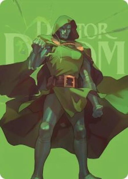 Doctor Doom Art Card - Art Series: Marvel Super Heroes Magic: The Gathering trading card