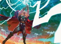 Lightning Strike Art Card - Art Series: Marvel Super Heroes (AAMSH) #11 - Special Magic: The Gathering Trading Card