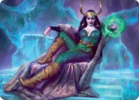 Lady Loki, Agent of Chaos Art Card - Art Series: Marvel Super Heroes (AAMSH) #33 - Special Magic: The Gathering Trading Card