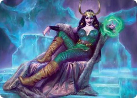 Lady Loki, Agent of Chaos Art Card - Art Series: Marvel Super Heroes Magic: The Gathering trading card