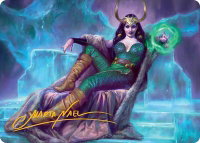 Lady Loki, Agent of Chaos Art Card (Gold-Stamped Signature) - Art Series: Marvel Super Heroes (AAMSH) #33 - Special Magic: The Gathering Trading Card