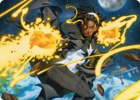 Photon, Mighty Marvel Art Card - Art Series: Marvel Super Heroes Magic: The Gathering trading card