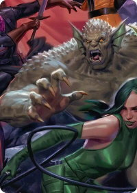 Abomination, Irradiated Brute Art Card - Art Series: Marvel Super Heroes (AAMSH) #11 - Special Magic: The Gathering Trading Card