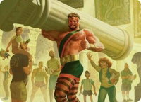 Hercules, Prince of Power Art Card - Art Series: Marvel Super Heroes (AAMSH) #13 - Special Magic: The Gathering Trading Card