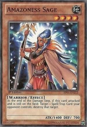 Amazoness Sage (Starfoil) - Battle Pack: Epic Dawn YuGiOh trading card