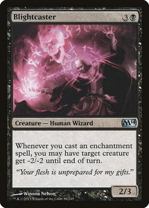 Blightcaster - Magic 2014 (M14) (M14) #86 - Uncommon Magic: The Gathering Trading Card