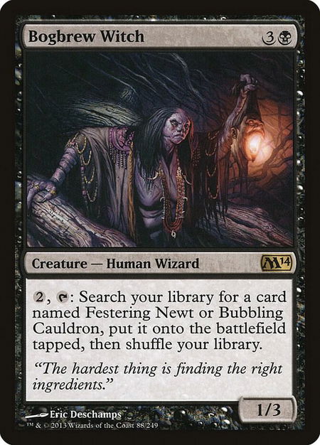 Bogbrew Witch - Magic 2014 (M14) Magic: The Gathering trading card