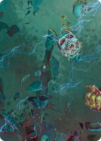 Thanos, the Mad Titan Art Card (4/9) - Art Series: Marvel Super Heroes (AAMSH) #4 - Special Magic: The Gathering Trading Card