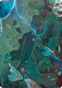 Thanos, the Mad Titan Art Card (6/9) - Art Series: Marvel Super Heroes (AAMSH) #6 - Special Magic: The Gathering Trading Card