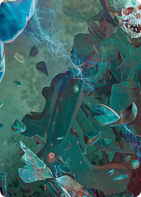 Thanos, the Mad Titan Art Card (6/9) - Art Series: Marvel Super Heroes Magic: The Gathering trading card