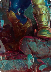 Thanos, the Mad Titan Art Card (8/9) - Art Series: Marvel Super Heroes (AAMSH) #8 - Special Magic: The Gathering Trading Card