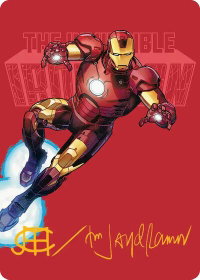 The Invincible Iron Man Art Card (Gold-Stamped Signature) - Art Series: Marvel Super Heroes (AAMSH) #29 - Special Magic: The Gathering Trading Card