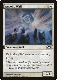 Angelic Wall - Magic 2014 (M14) (M14) #4 - Common Magic: The Gathering Trading Card