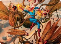 Captain Marvel, Apex Avenger Art Card - Art Series: Marvel Super Heroes (AAMSH) #36 - Special Magic: The Gathering Trading Card