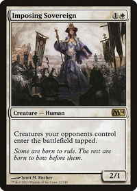 Imposing Sovereign - Magic 2014 (M14) (M14) #22 - Rare Magic: The Gathering Trading Card