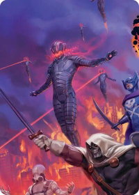 Ultron, Machine Overlord Art Card - Art Series: Marvel Super Heroes (AAMSH) #7 - Special Magic: The Gathering Trading Card