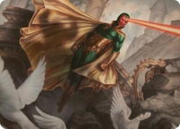 The Vision Art Card - Art Series: Marvel Super Heroes (AAMSH) #15 - Special Magic: The Gathering Trading Card