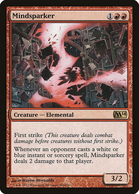 Mindsparker - Magic 2014 (M14) Magic: The Gathering trading card
