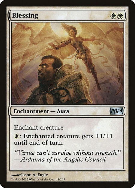 Blessing - Magic 2014 (M14) Magic: The Gathering trading card
