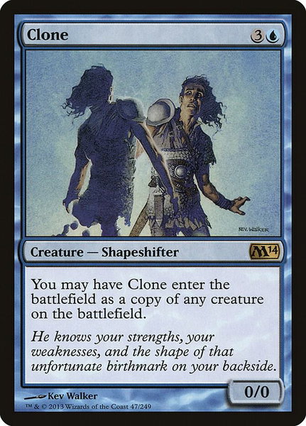 Clone - Magic 2014 (M14) Magic: The Gathering trading card