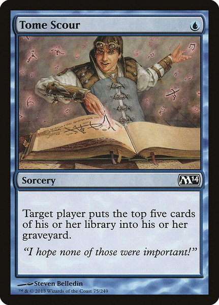 Tome Scour - Magic 2014 (M14) Magic: The Gathering trading card