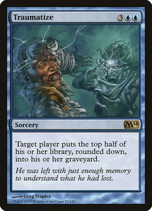 Traumatize - Magic 2014 (M14) (M14) #77 - Rare Magic: The Gathering Trading Card