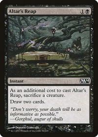 Altar's Reap - Magic 2014 (M14) (M14) #84 - Common Magic: The Gathering Trading Card