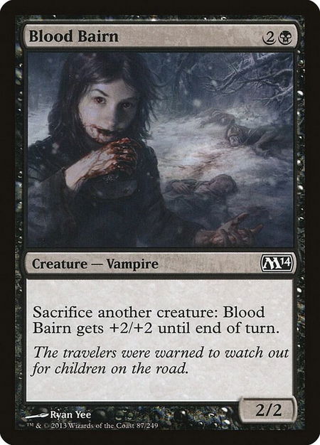 Blood Bairn - Magic 2014 (M14) Magic: The Gathering trading card