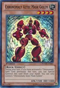Chronomaly Aztec Mask Golem - Number Hunters (NUMH) #NUMH-EN001 - Super Rare YuGiOh Trading Card