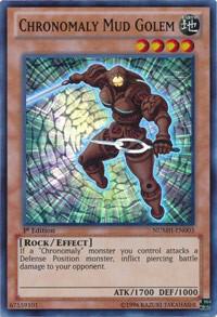 Chronomaly Mud Golem - Number Hunters YuGiOh trading card