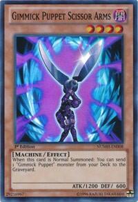 Gimmick Puppet Scissor Arms - Number Hunters (NUMH) #NUMH-EN008 - Super Rare YuGiOh Trading Card