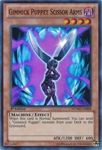 Gimmick Puppet Scissor Arms - Number Hunters (NUMH) #NUMH-EN008 - Super Rare YuGiOh Trading Card