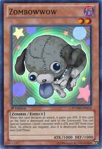 Zombowwow - Number Hunters YuGiOh trading card