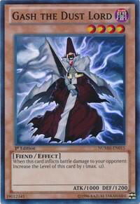 Gash the Dust Lord - Number Hunters (NUMH) #NUMH-EN015 - Super Rare YuGiOh Trading Card