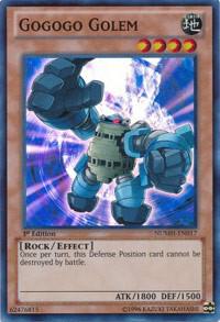 Gogogo Golem - Number Hunters YuGiOh trading card