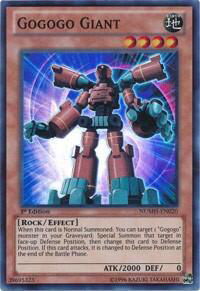 Gogogo Giant - Number Hunters (NUMH) #NUMH-EN020 - Super Rare YuGiOh Trading Card